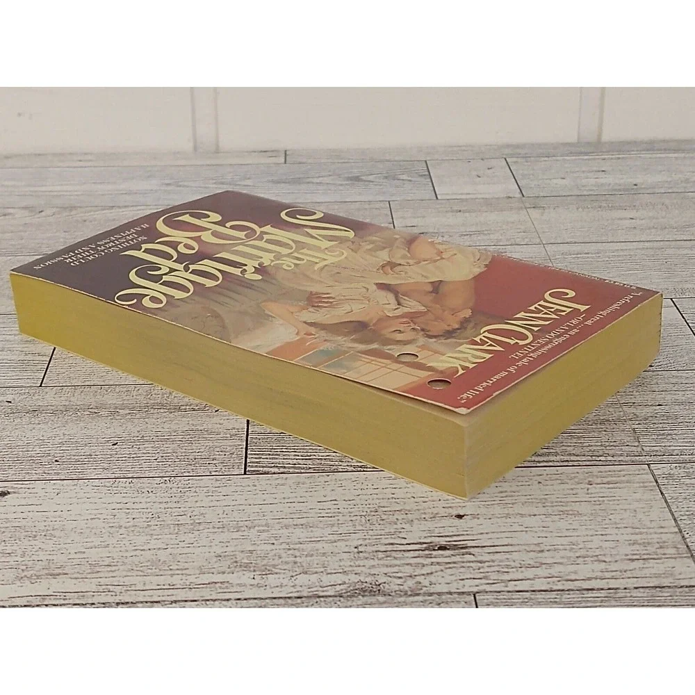 The Marriage Bed Jean Clark 1986 Historical Romance Vintage 80s Paperback‎
